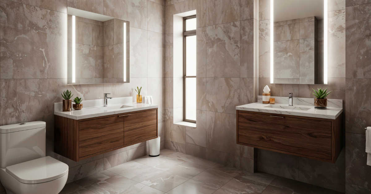 Jak skutecznie ukryć rury w małej łazience?