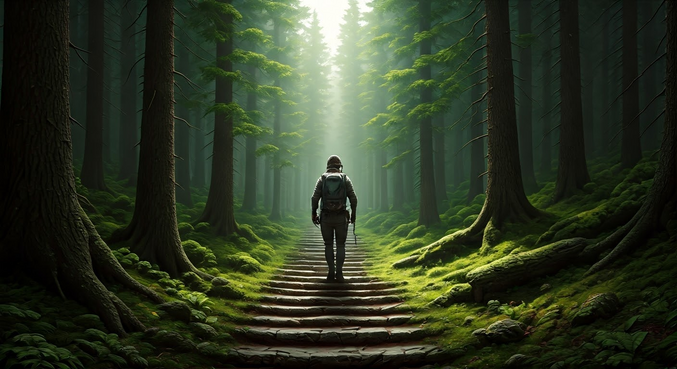 alt_text: Realistyczny obraz małego ogrodu warzywnego z systemem nawadniania kropelkowego w pełnym rozwoju.