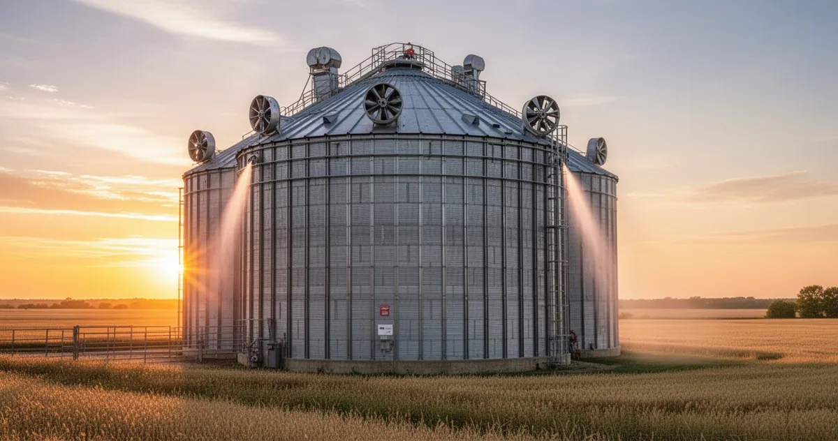 Silos z wentylacją aktywną